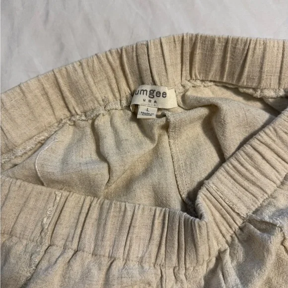 Super Cute Boho Flowy Linen Pants - Picture 7 of 7